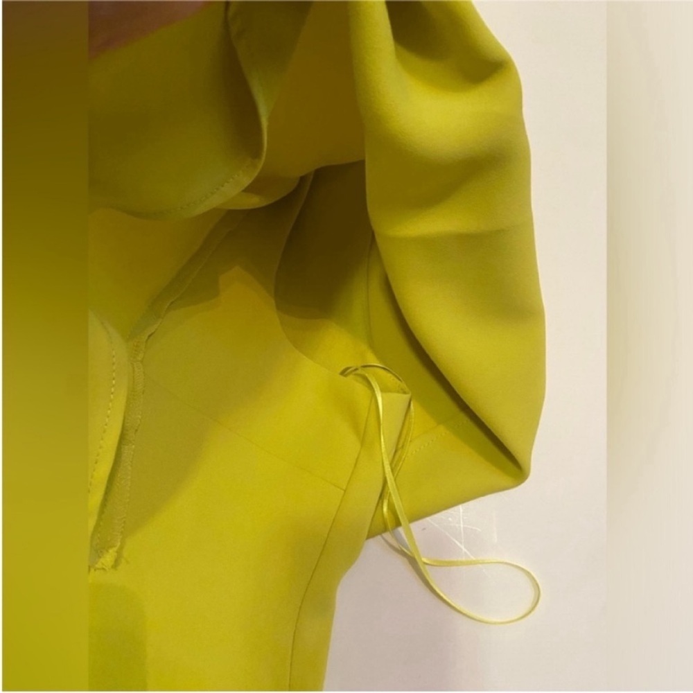 Trina Turk Summer Dress Scenic Pleated Short Sleeve Shift Dress size 4 - Picture 8 of 13